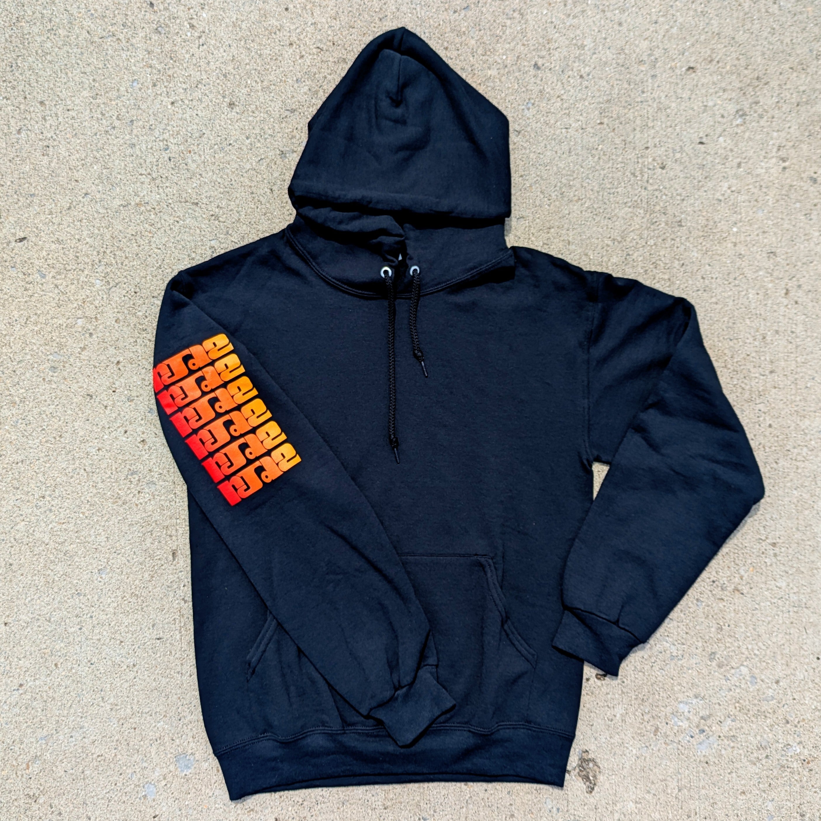 RJD2 Color Block Hoodie Black